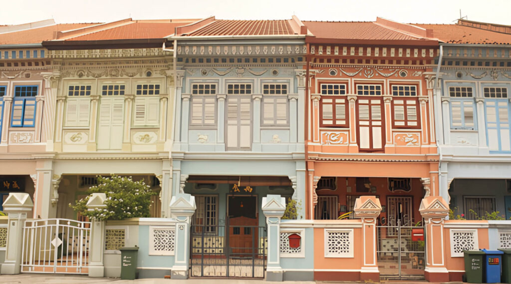 Singapore shophouse: heritage landed property type with ground floor commercial use